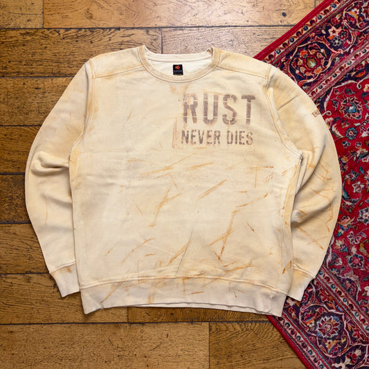 Vintage Energie Skate Brown Yellow Rust Sweatshirt - M