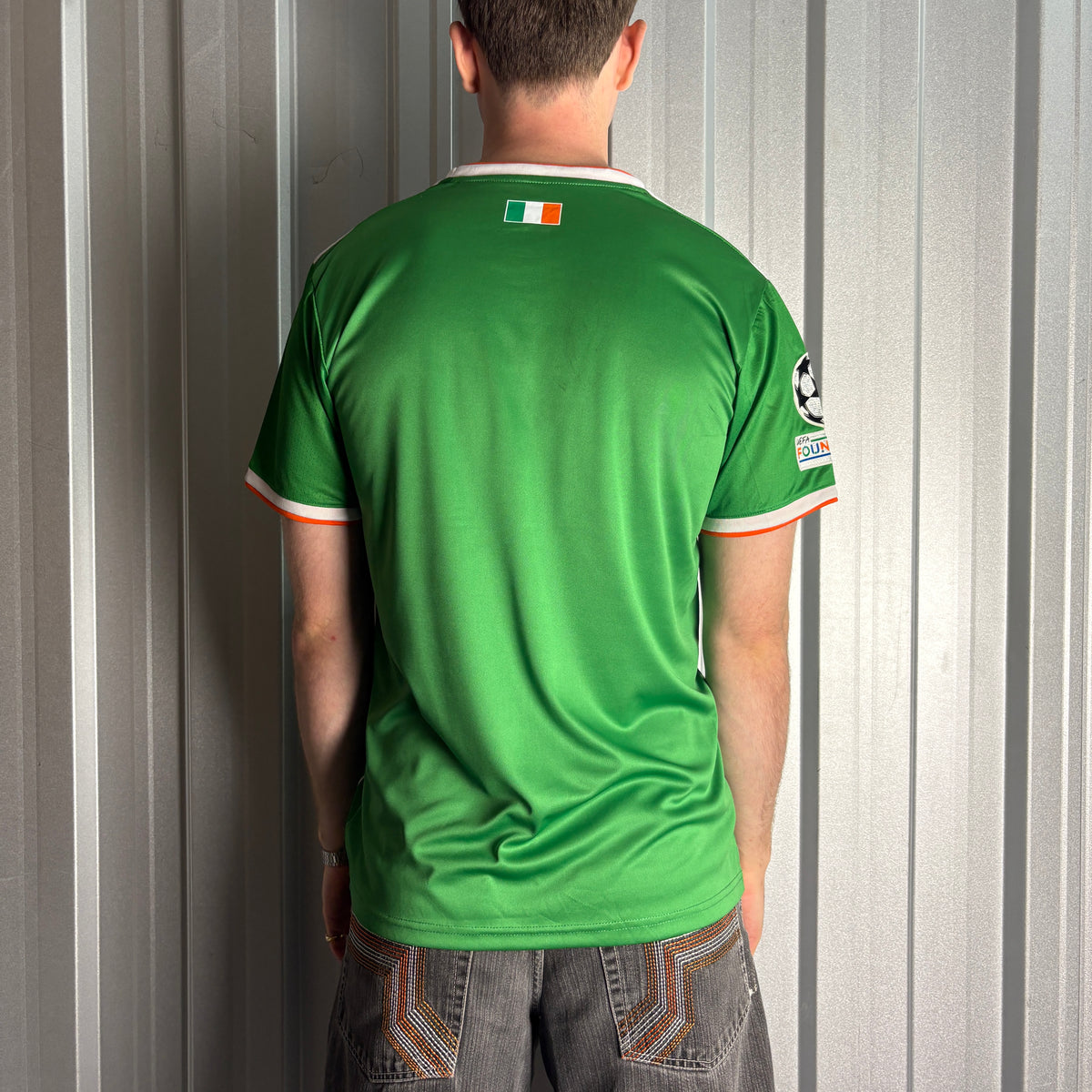 Ireland Green Adidas Football Shirt - S