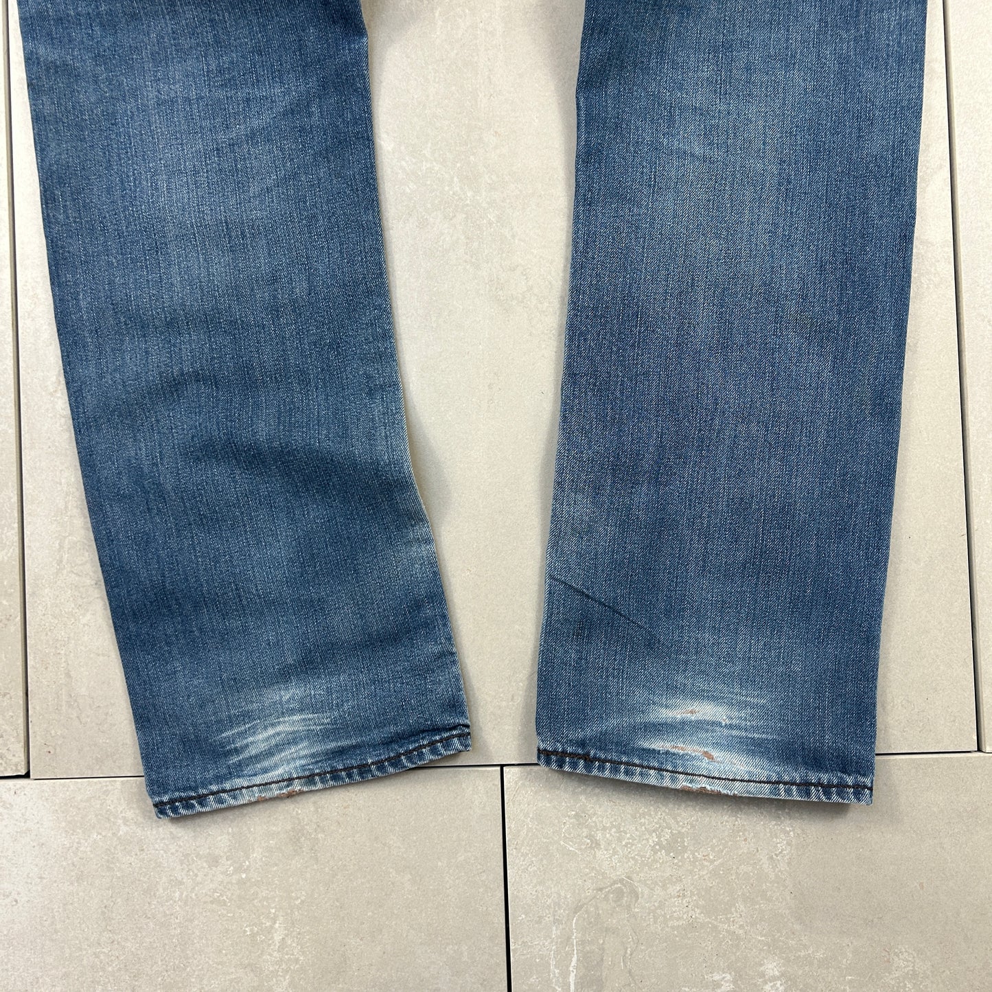 Vintage Levis 504 Straight Blue Denim Jeans - 33