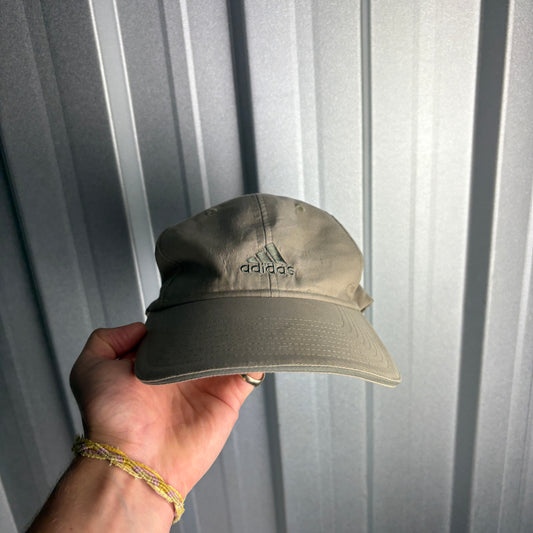 Adidas Y2K Brown Cream Embroidered Baseball Cap