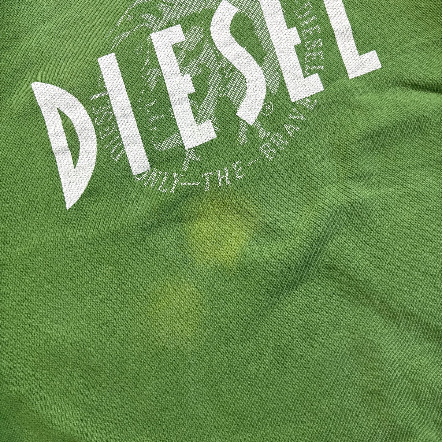 Vintage Diesel Green Sweatshirt - 2XL