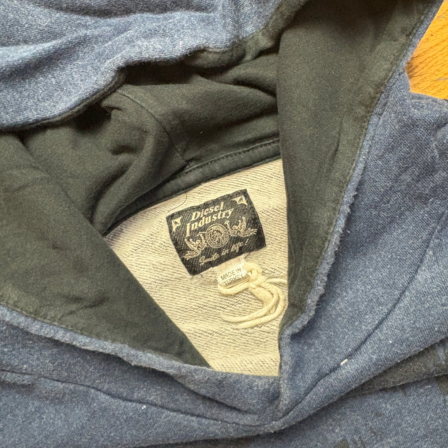 Vintage Diesel Navy Hoodie Sweatshirt - 2XL