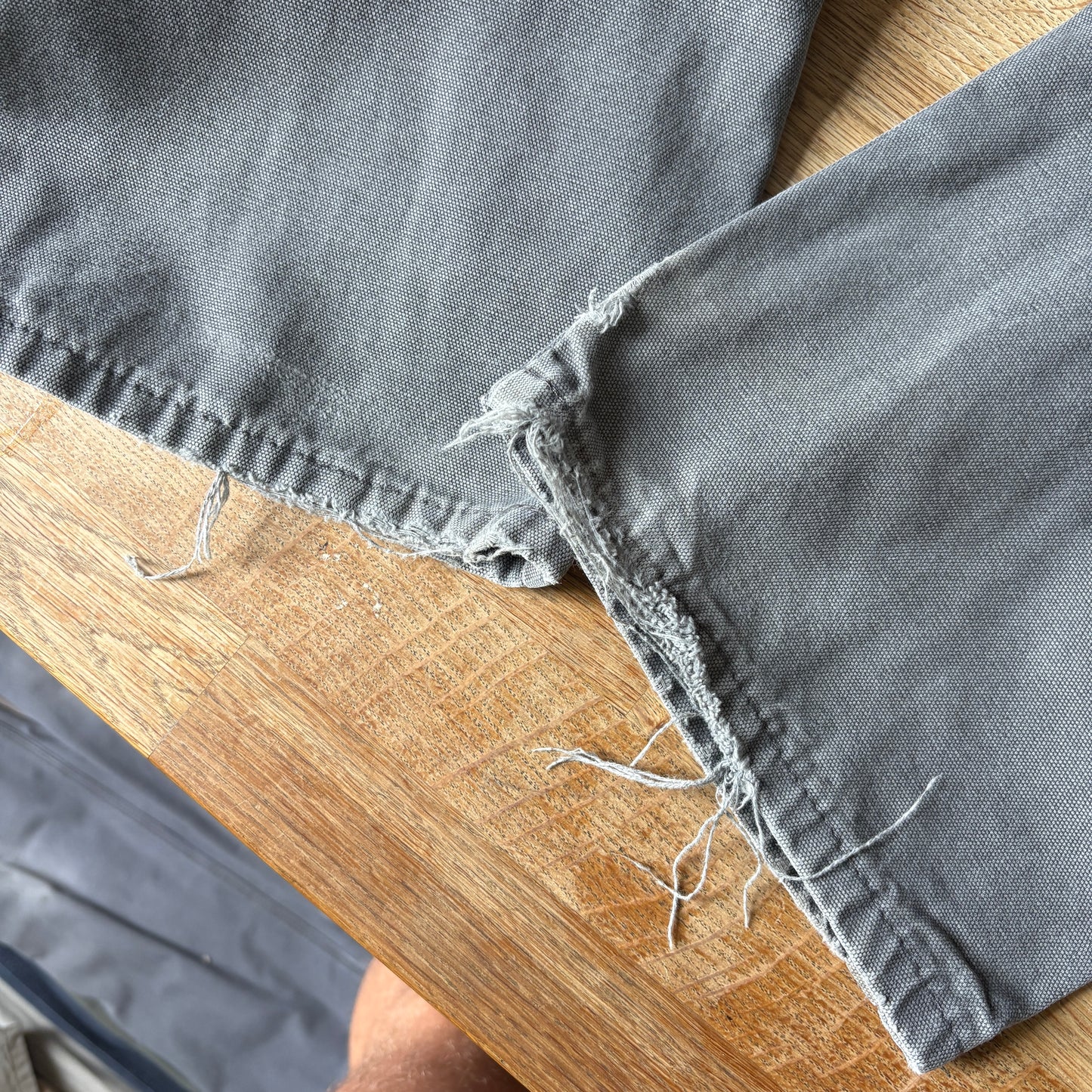 Vintage Dickies Grey Workwear Carpenter Baggy Trousers - 34R