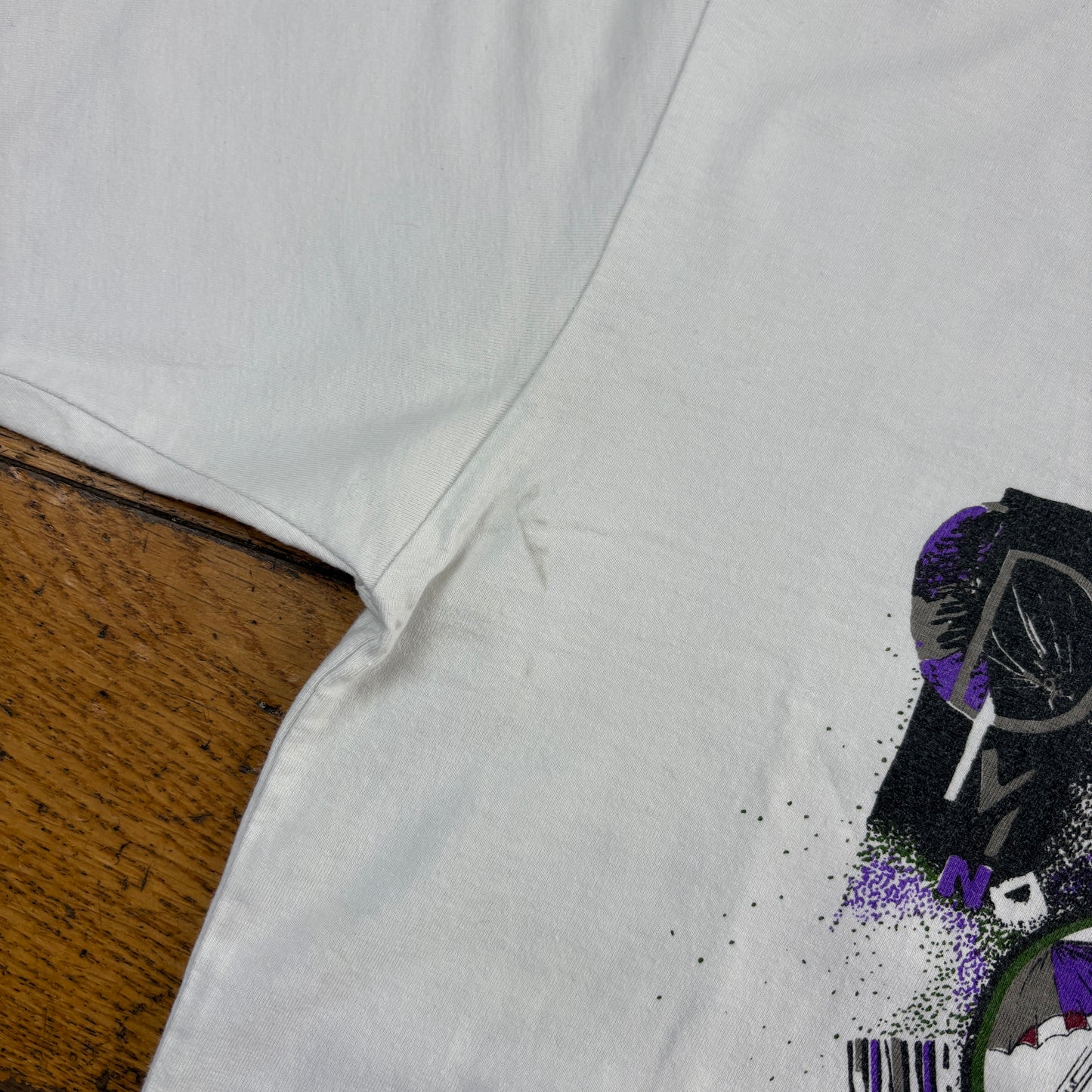 Vintage Hugo Boss Tennis White Pattern Polo Shirt - M