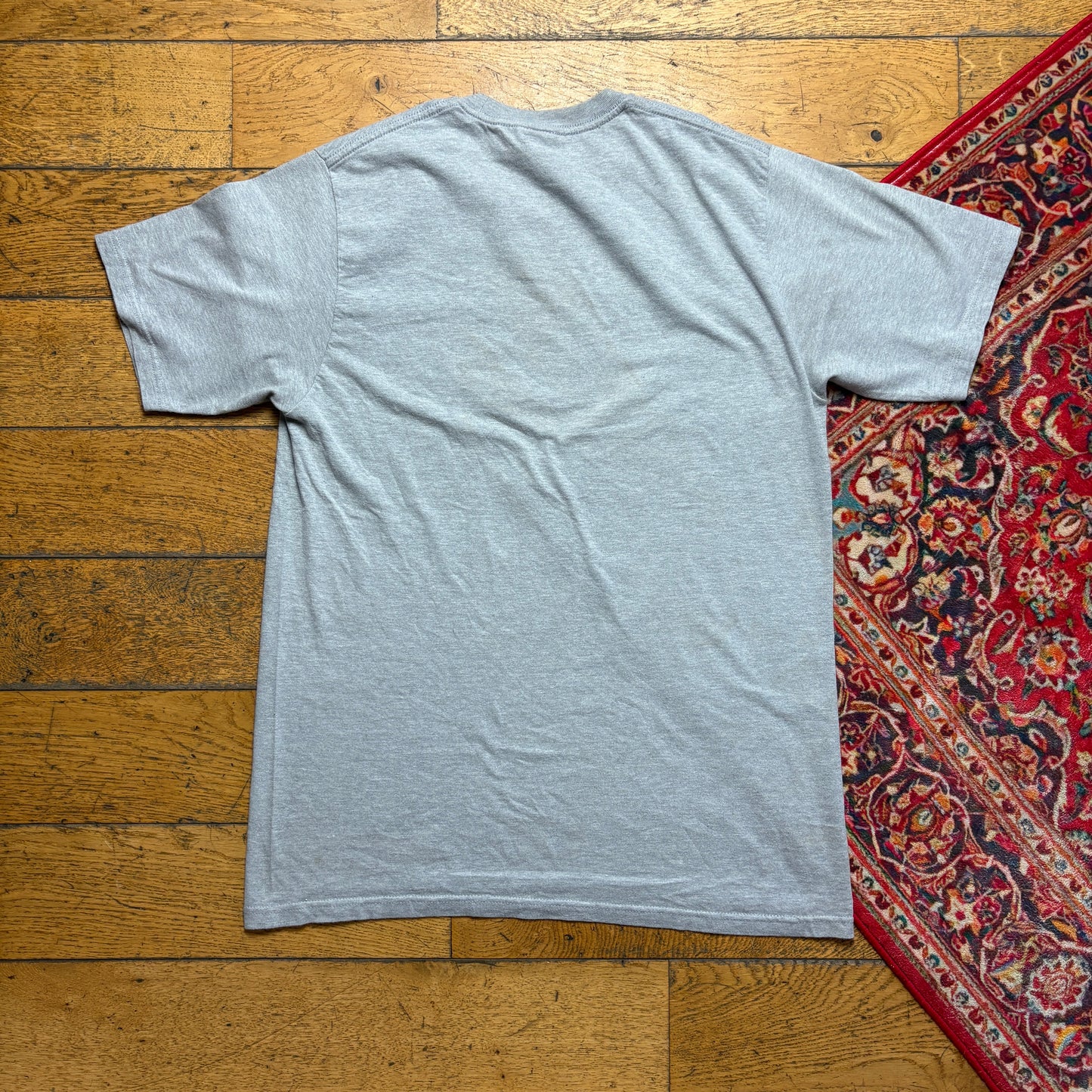 Vintage Stussy Grey Graphic T-Shirt - M