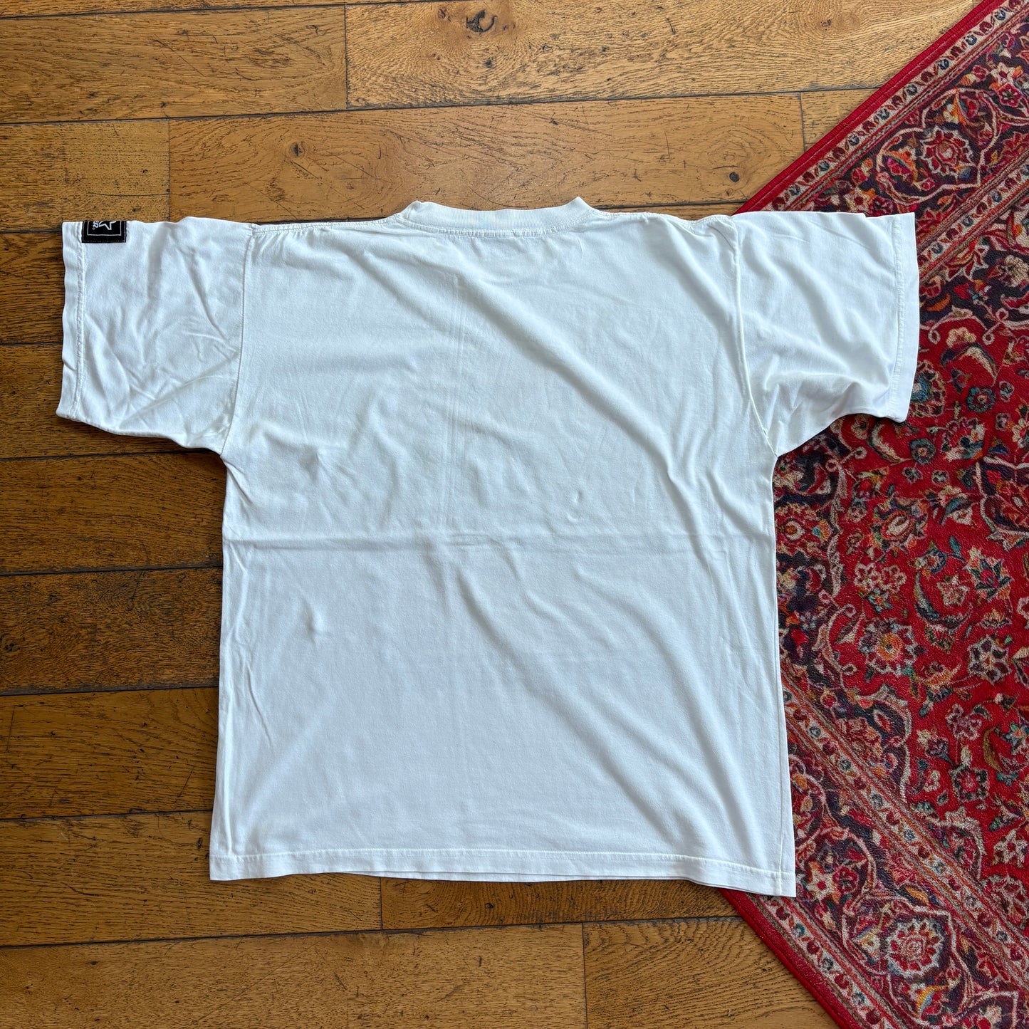 Vintage Starter White USA Basketball Graphic T-Shirt - L