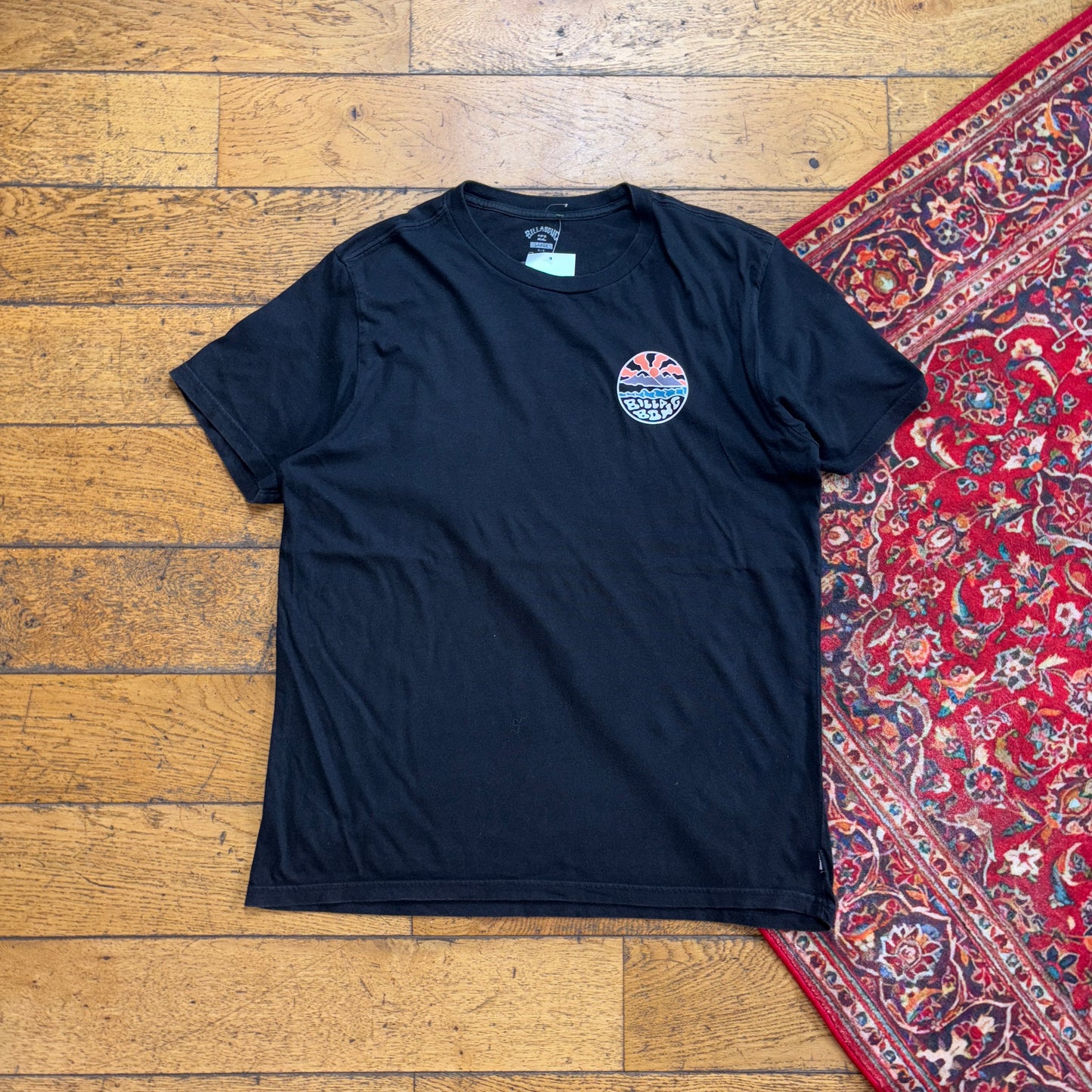 Vintage Billabong Black Surfwear Graphic T-Shirt - L