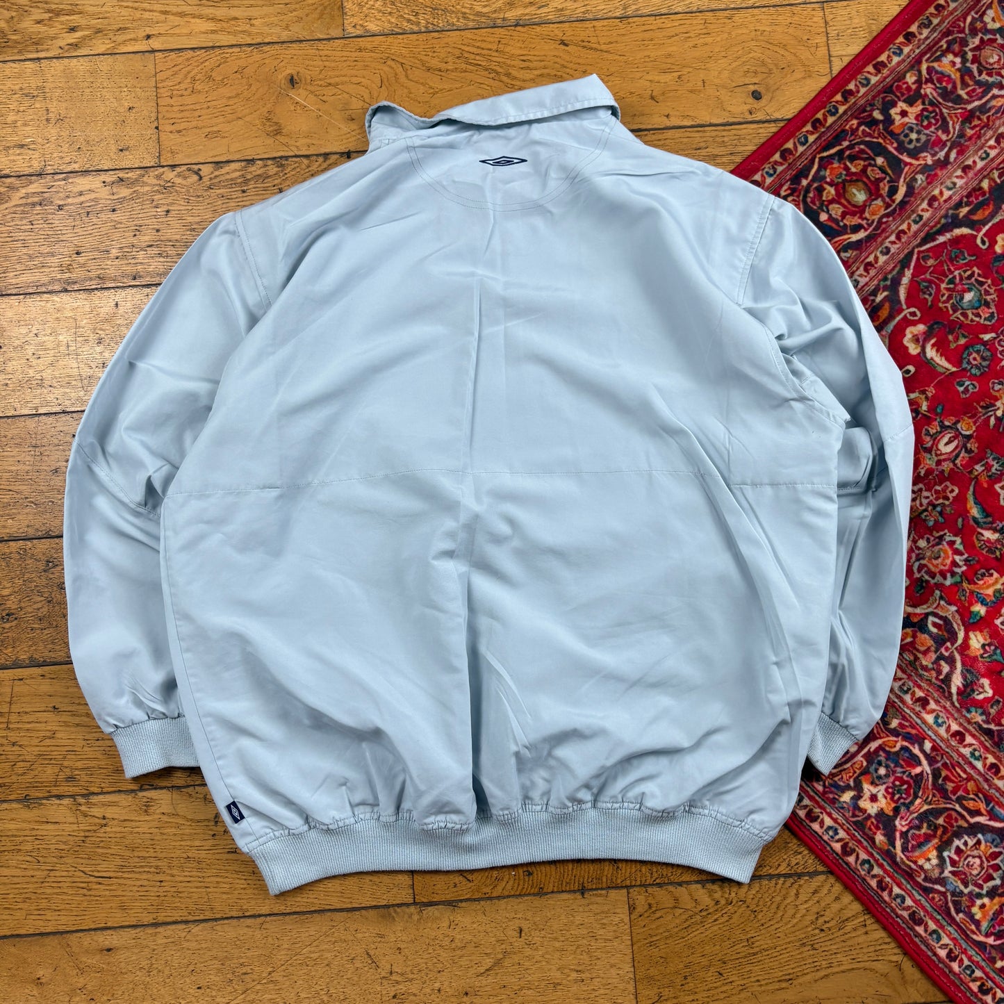 Vintage Umbro England Training Tracksuit Pullover Blue Football Jacket - XL