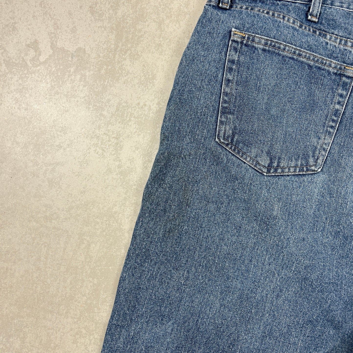 Vintage Wrangler Blue Denim Carpenter Baggy Shorts - 48