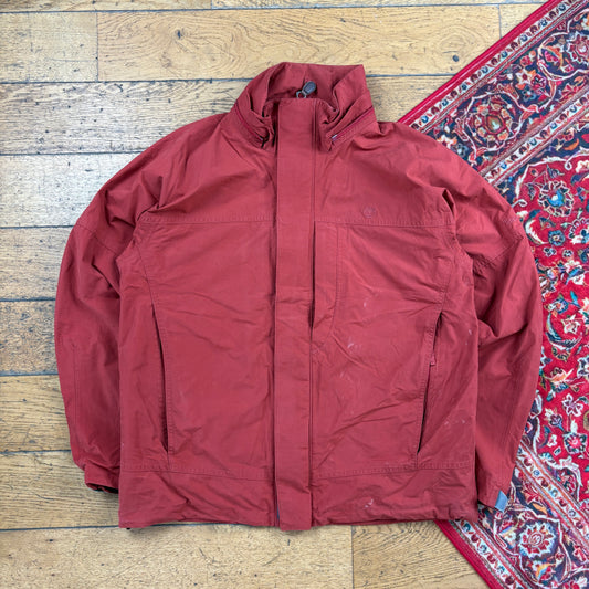 Vintage Timberland Harrington Gorpcore Brick Red Coat - M