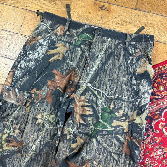 Vintage Real Tree Camo Green Hunting Workwear Trousers - 42