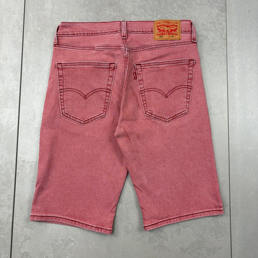 Vintage Levis 52 Pink Denim Shorts - 31