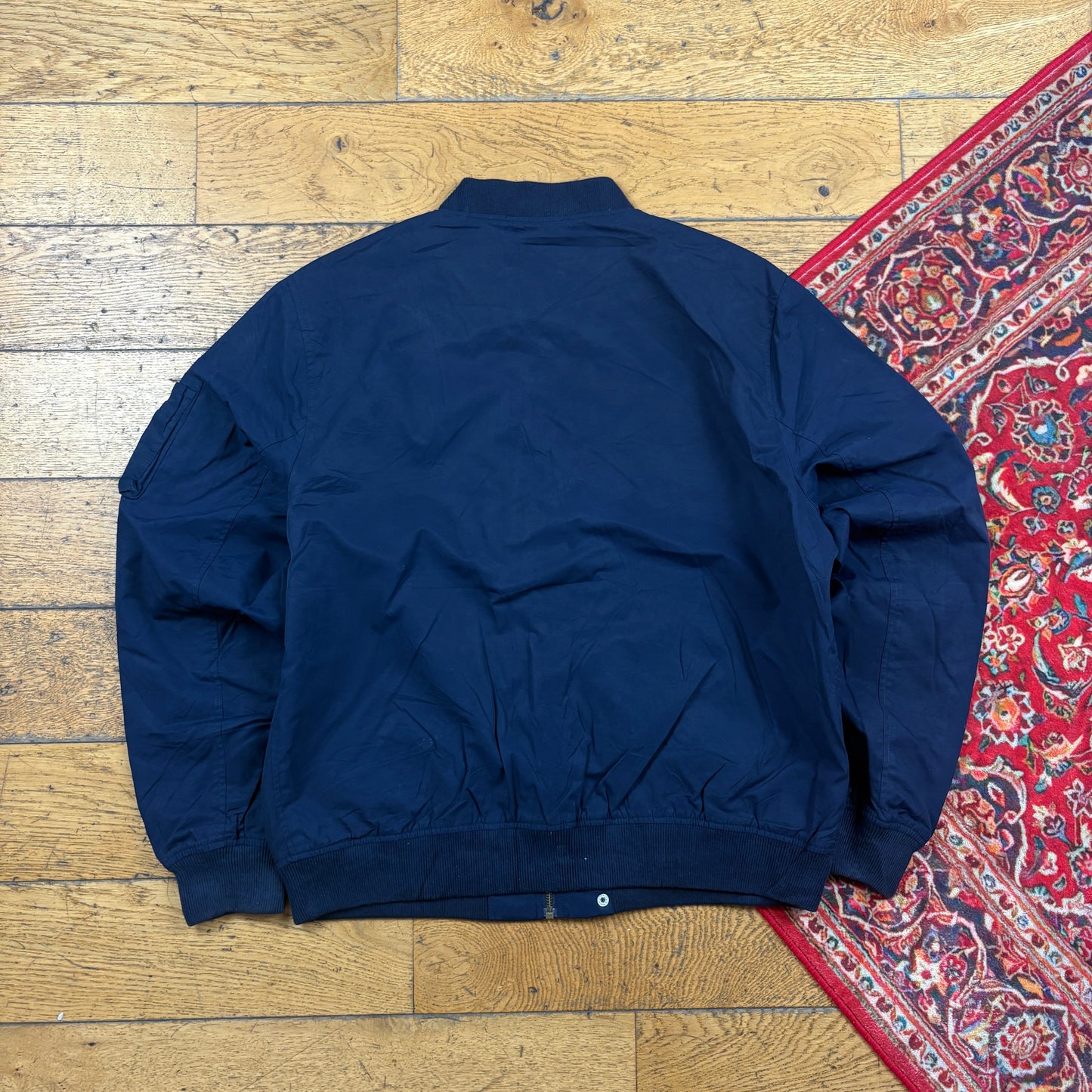 Vintage Navy MA-1 Bomber Jacket - L