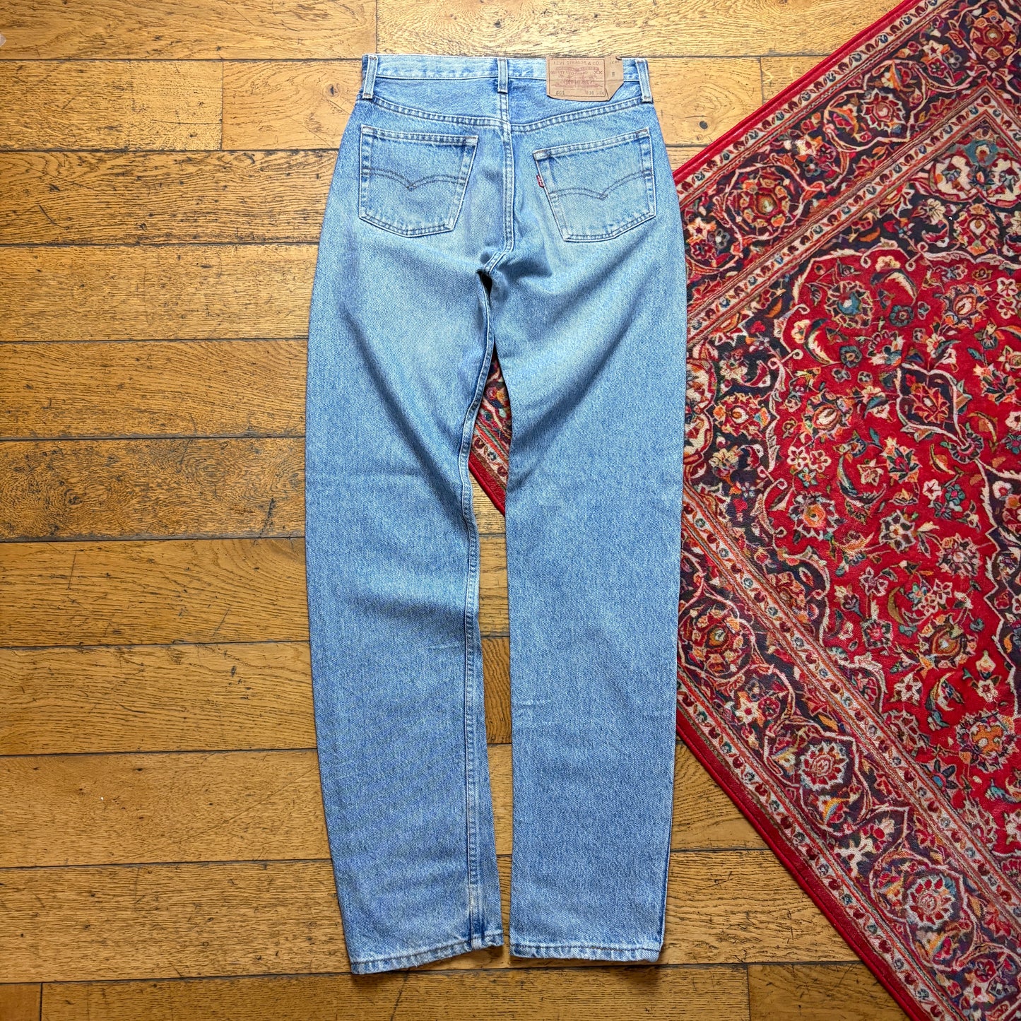 Vintage Levis 501 Straight Blue Denim Jeans - 30L
