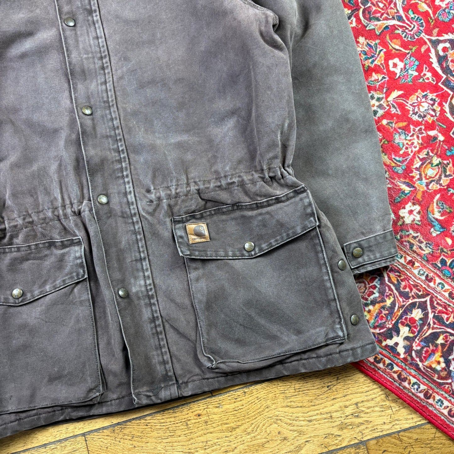 Vintage Carhartt Brown Chore Workwear Jacket - L