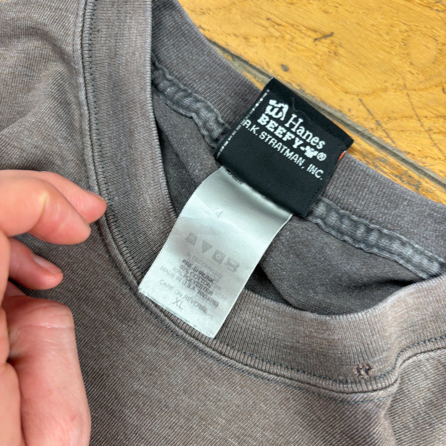 Vintage Harley Davidson Brown Faded Graphic T-Shirt - XL