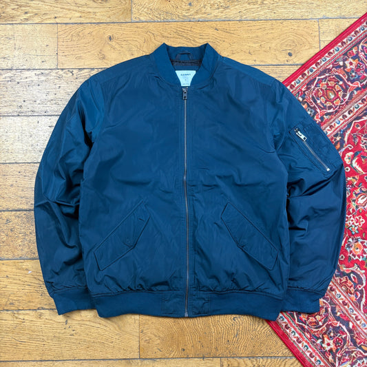 Vintage Blue MA-1 Bomber Jacket - M