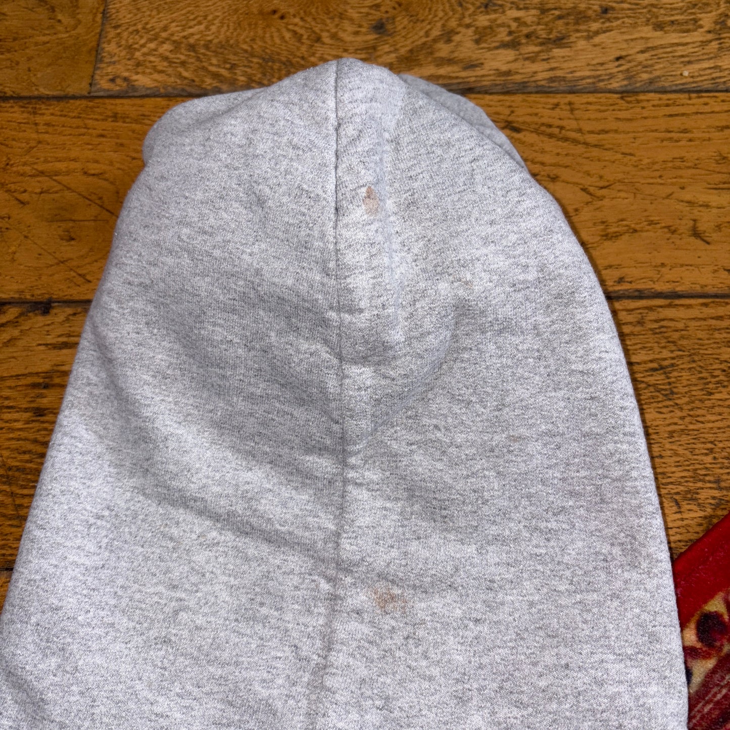 Vintage Thrasher Grey Flames Skate Hoodie Sweatshirt - S