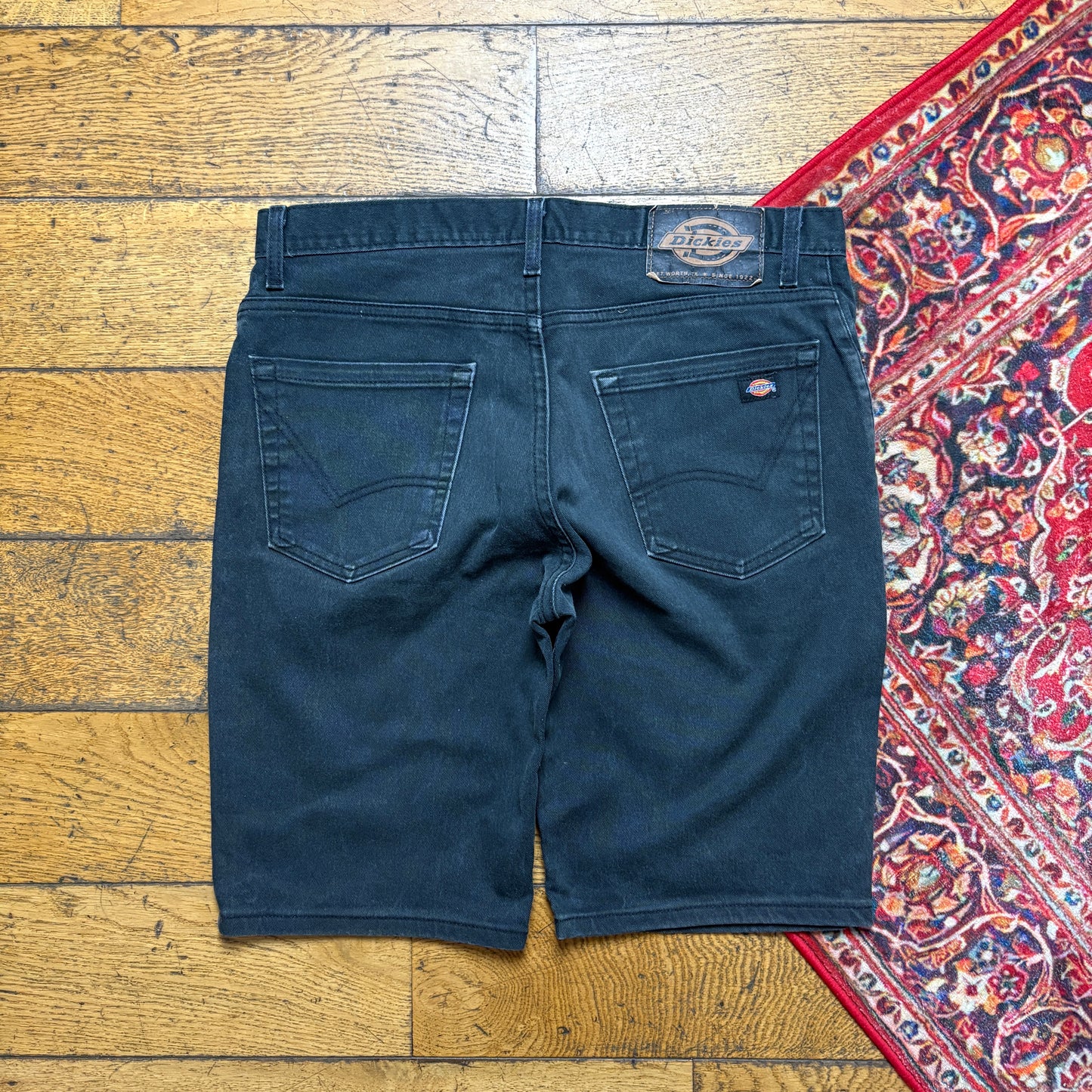 Vintage Dickies Workwear Carpenter Black Shorts - 32