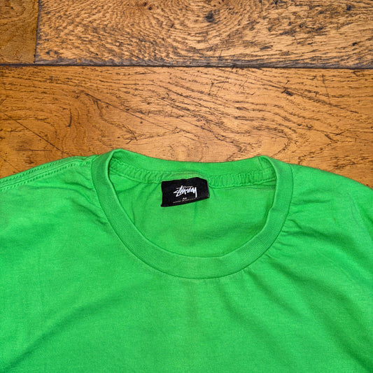 Vintage Stussy Green T-Shirt - XS