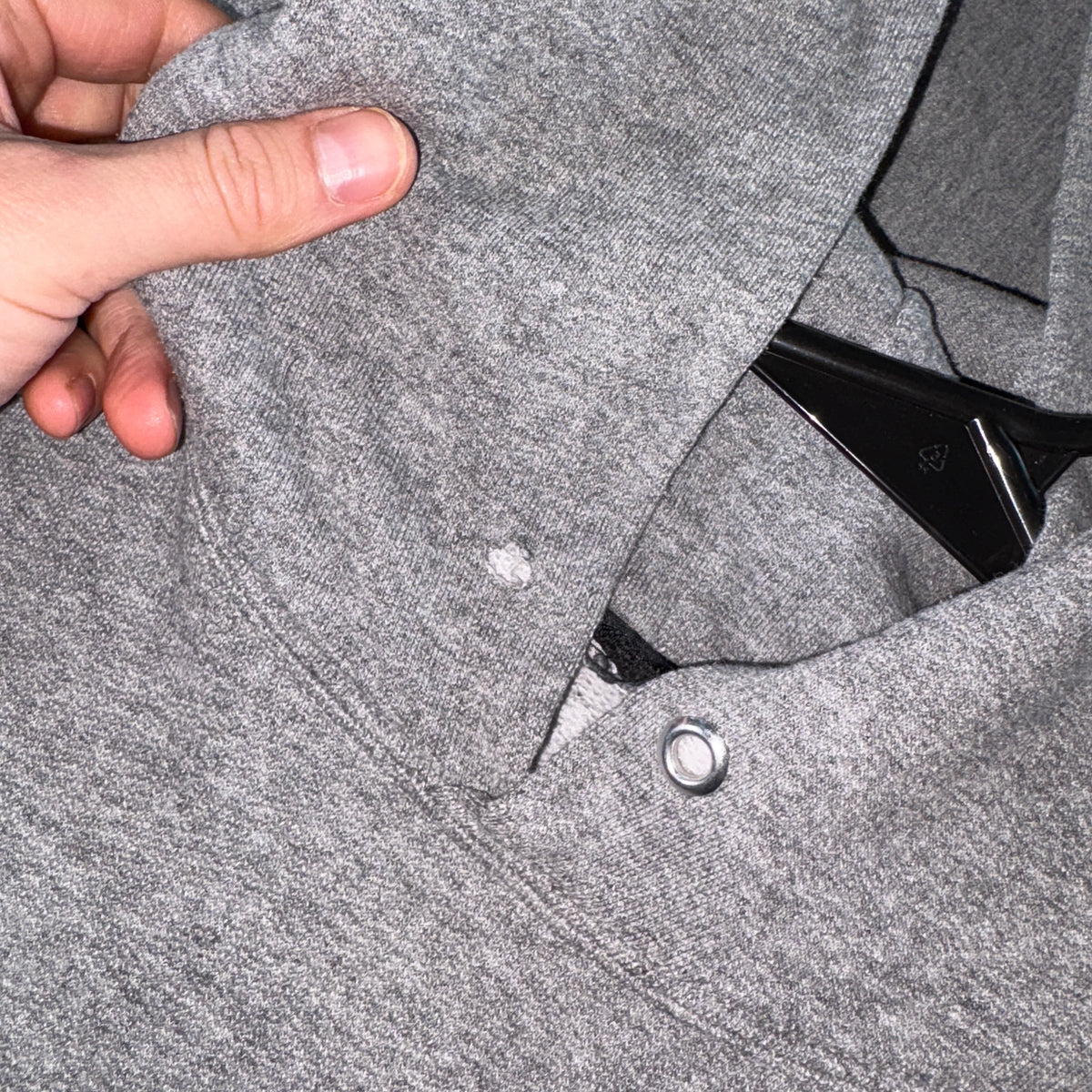 Thrasher Grey Flames Skate Hoodie Sweatshirt - M