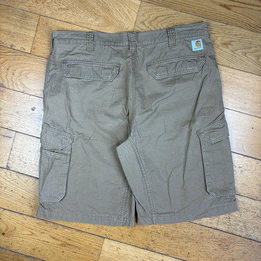 Vintage Carhartt Workwear Brown Baggy Carpenter Shorts - 40