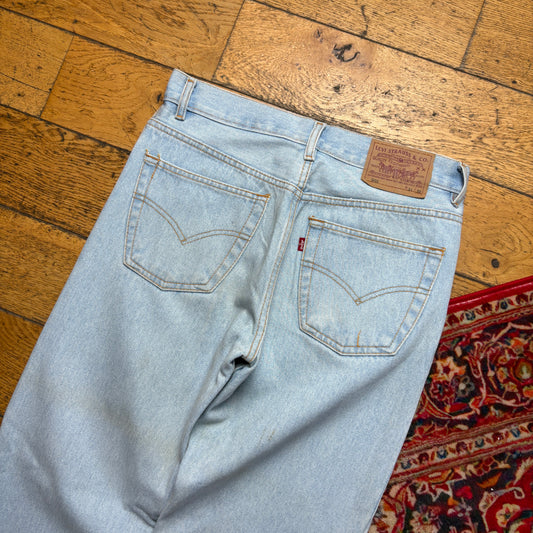 Vintage Levis 501 Straight Blue Denim Jeans - 31R
