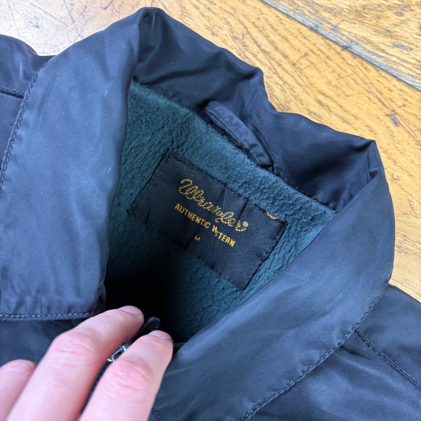 Vintage Wrangler Black Workwear Detroit Style Jacket - L