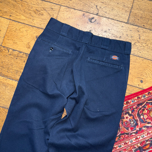 Vintage Dickies 874 Navy Skate Chino Trousers - 30S