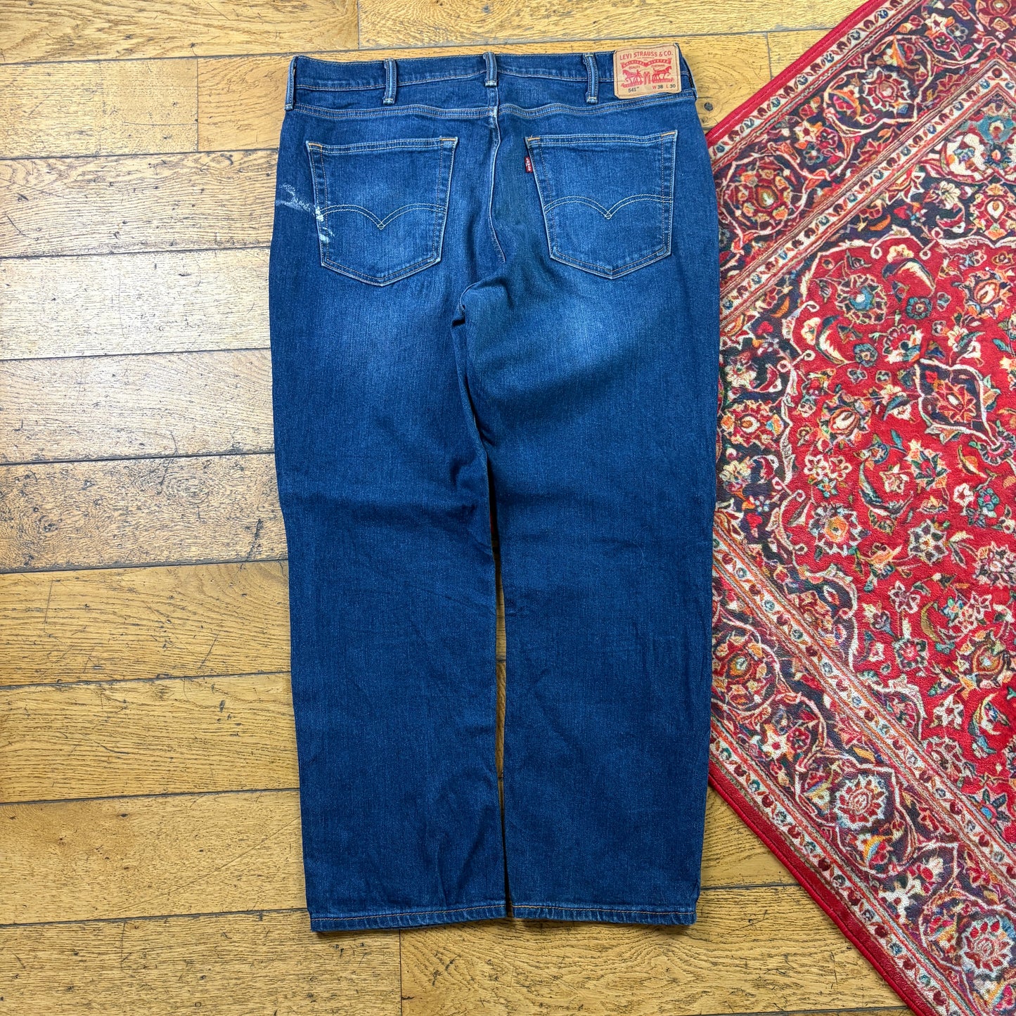 Vintage Levis 541 Straight Blue Denim Jeans - 38