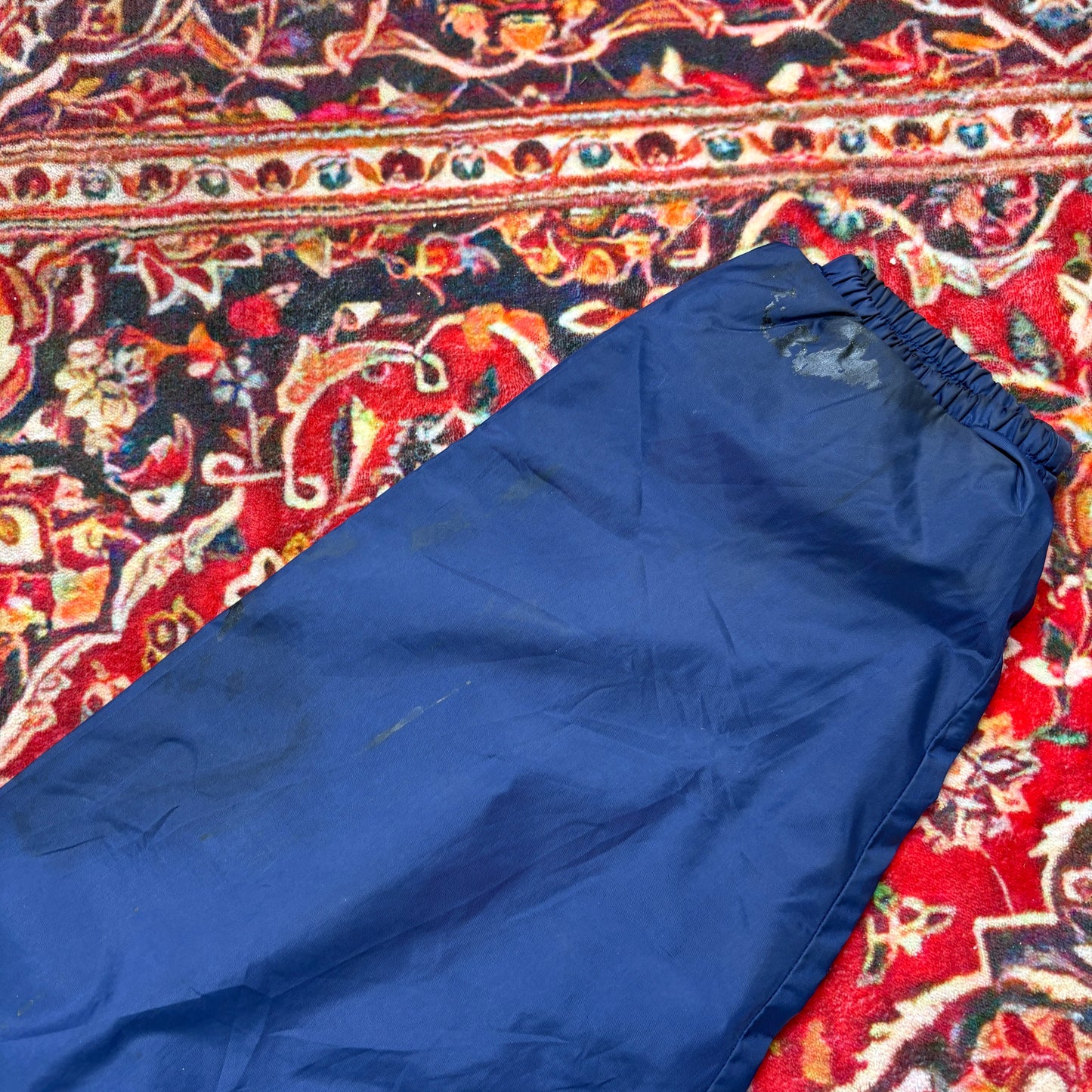 Vintage Navy Nylon Coach Harrington Jacket - XL