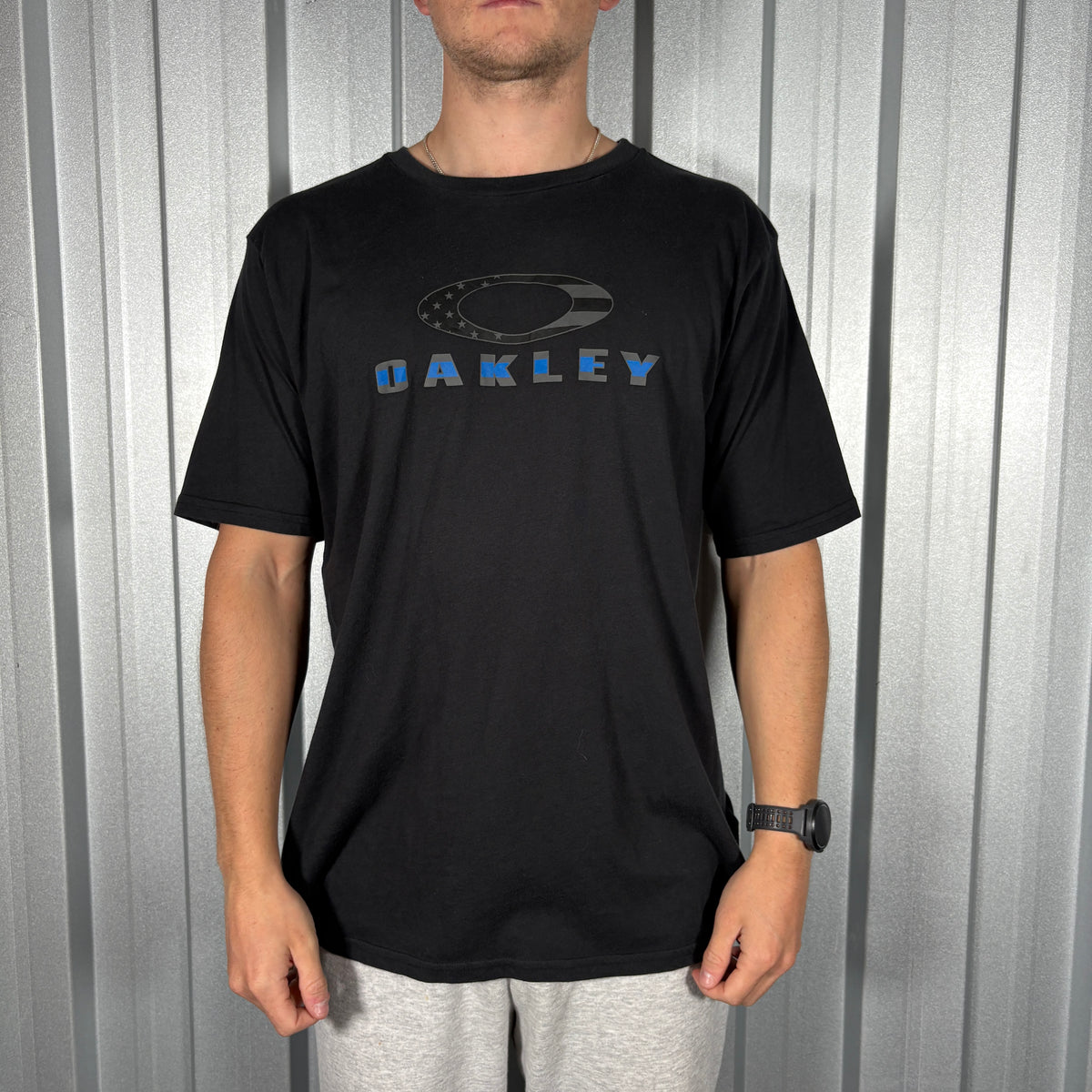 Oakley Black Graphic T Shirt - L