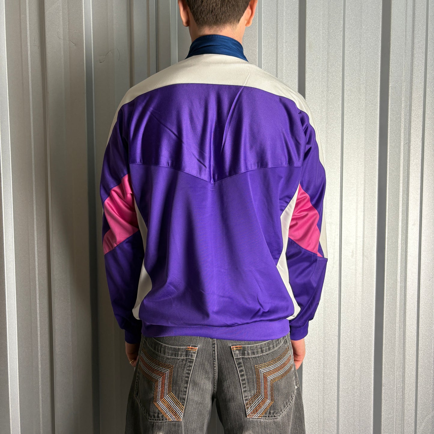 Vintage Adidas 90s Purple Tracksuit Track Jacket - XL