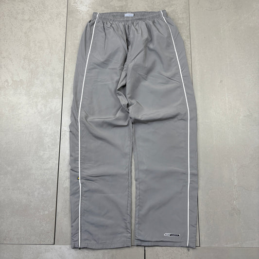 Vintage Reebok Grey Baggy Tracksuit Sweatpants Track Pants Bottoms - M