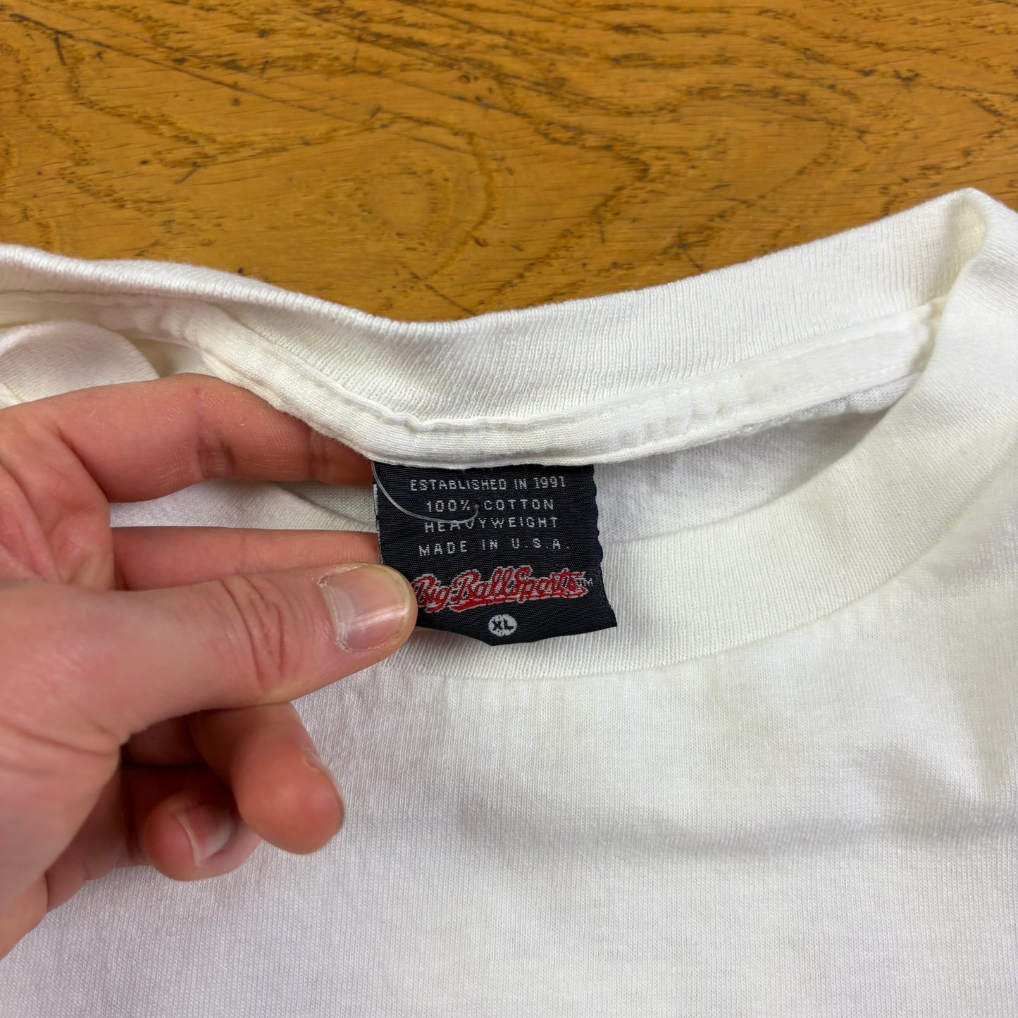 Vintage 1995 Girls Dominate White Funny Single Stitch Graphic T-Shirt - XL