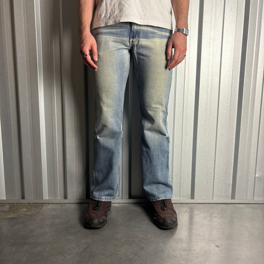Vintage Armani Blue Bootcut Y2K Jeans - 30R