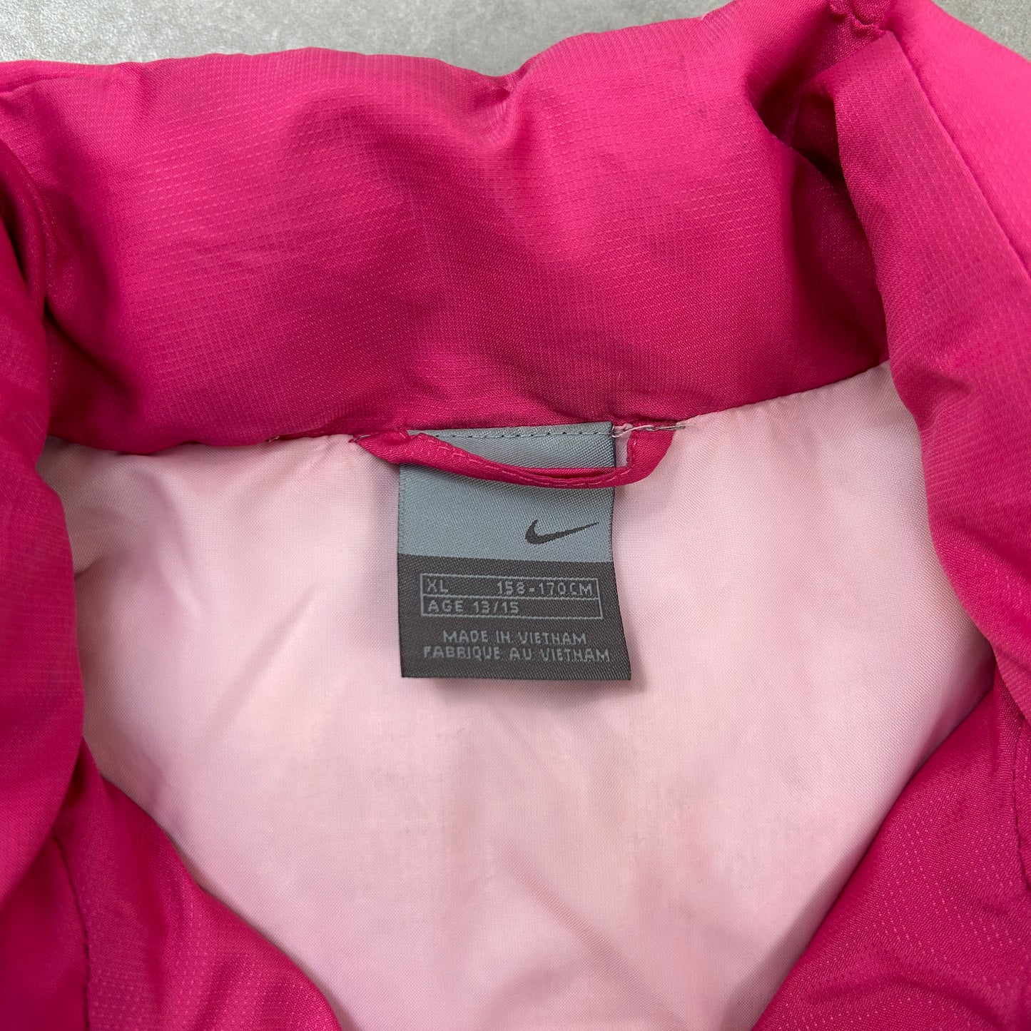 Vintage Nike Swoosh Pink Gilet Jacket - 10