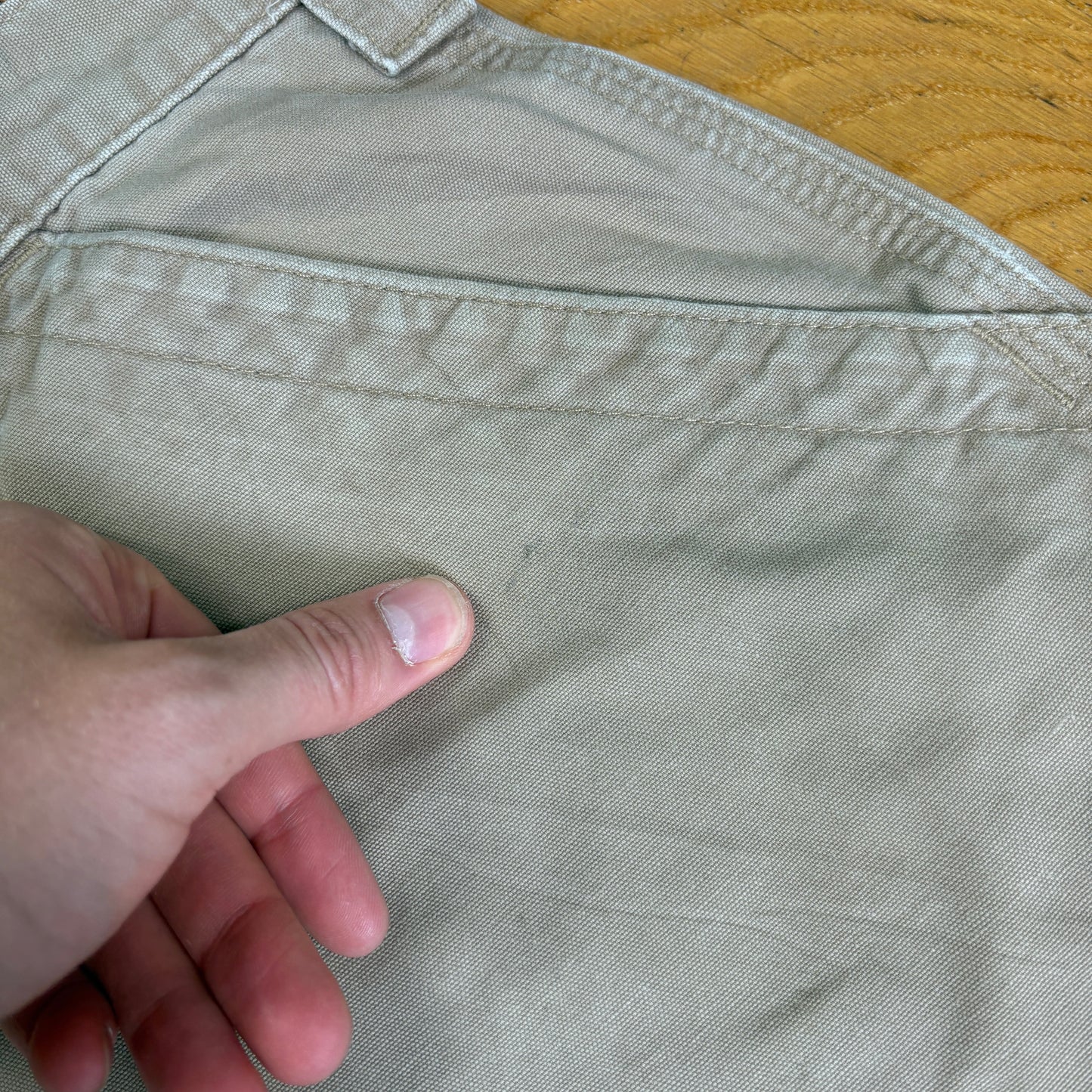 Vintage Carhartt Workwear Light Brown Baggy Carpenter Shorts - 38