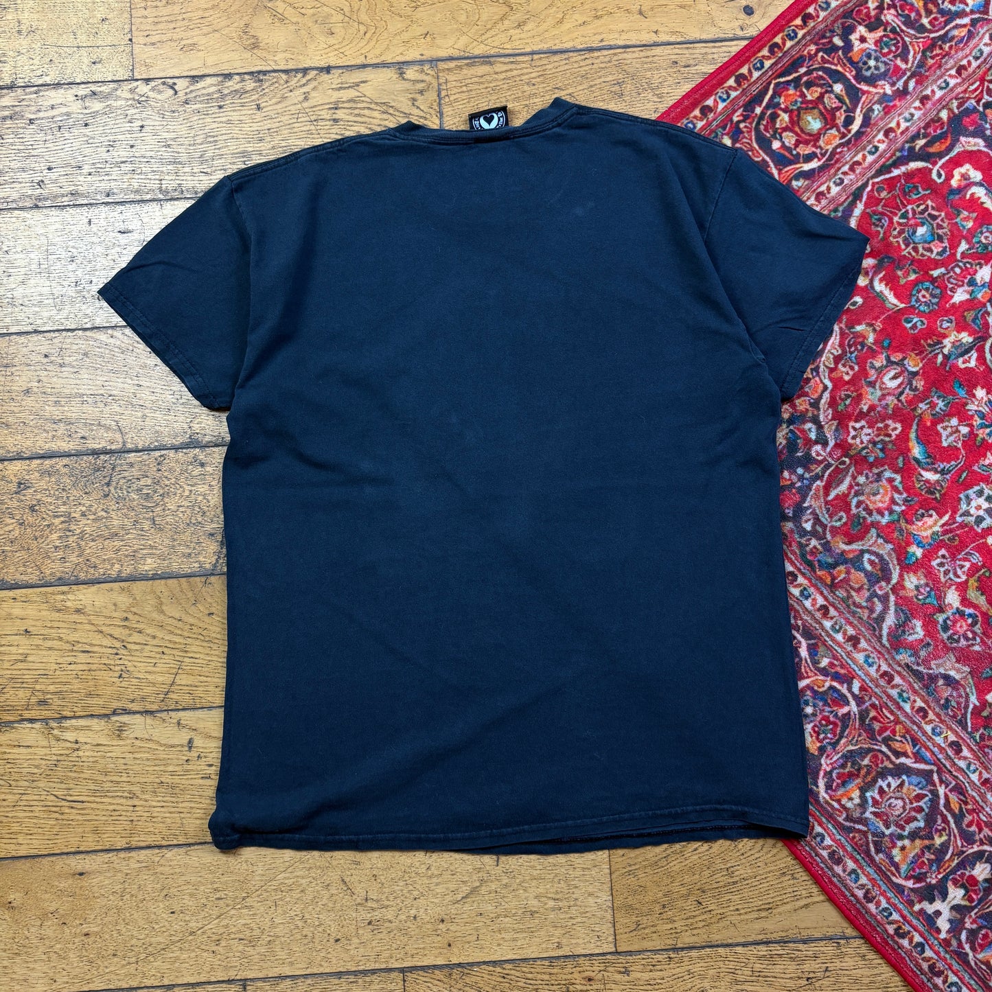 VintageThrasher Black Skate Graphic T-Shirt - M