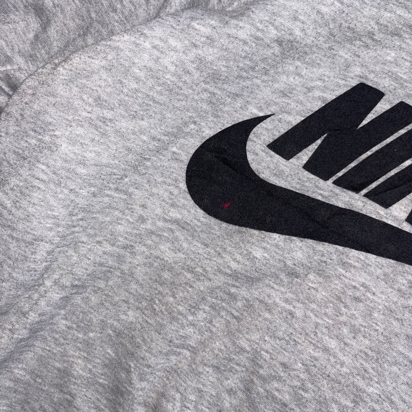 Vintage 80s Nike Grey Swoosh Boxy Sweatshirt - M