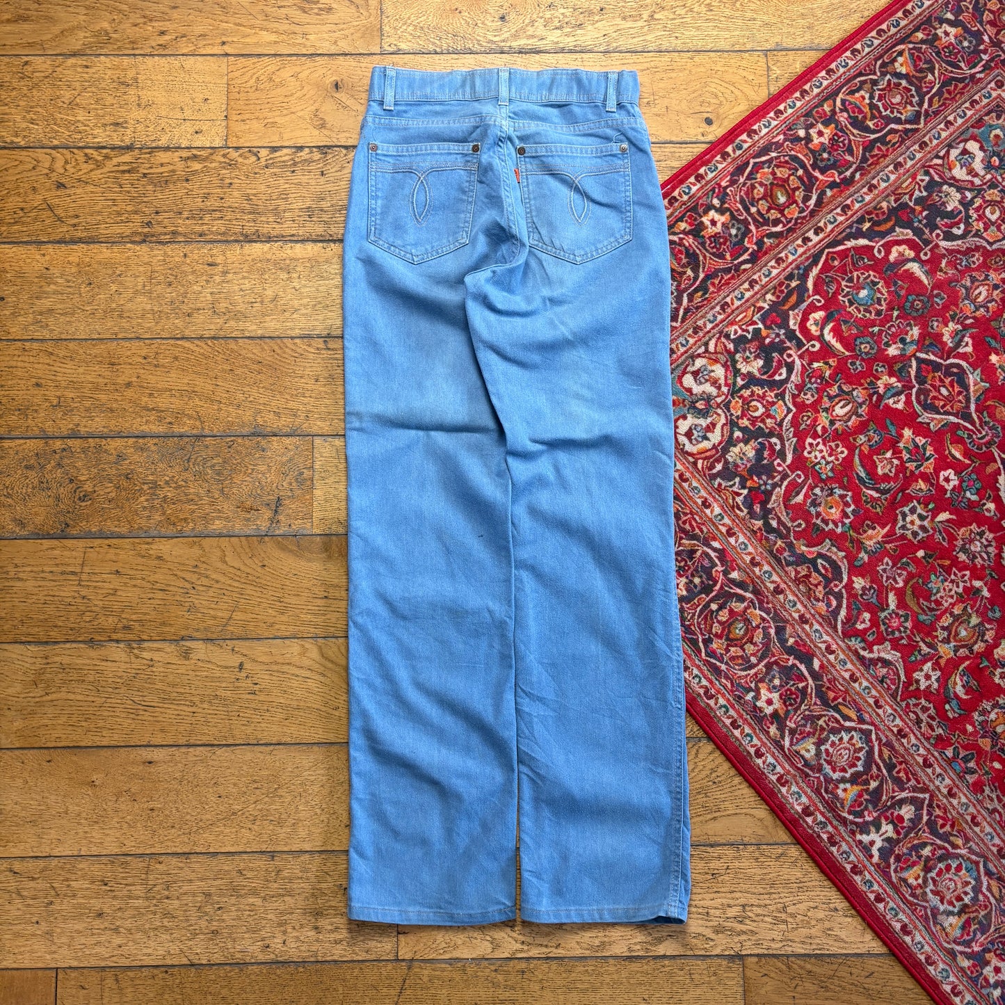 Vintage 80s Levis Orange Tab Action Jeans Straight Blue Denim Jeans - 28R