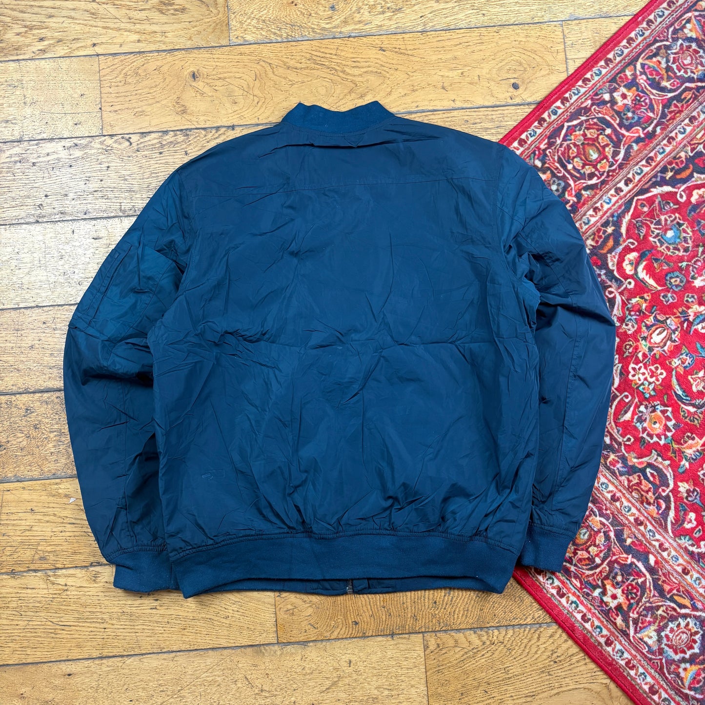 Vintage Blue MA-1 Bomber Jacket - M