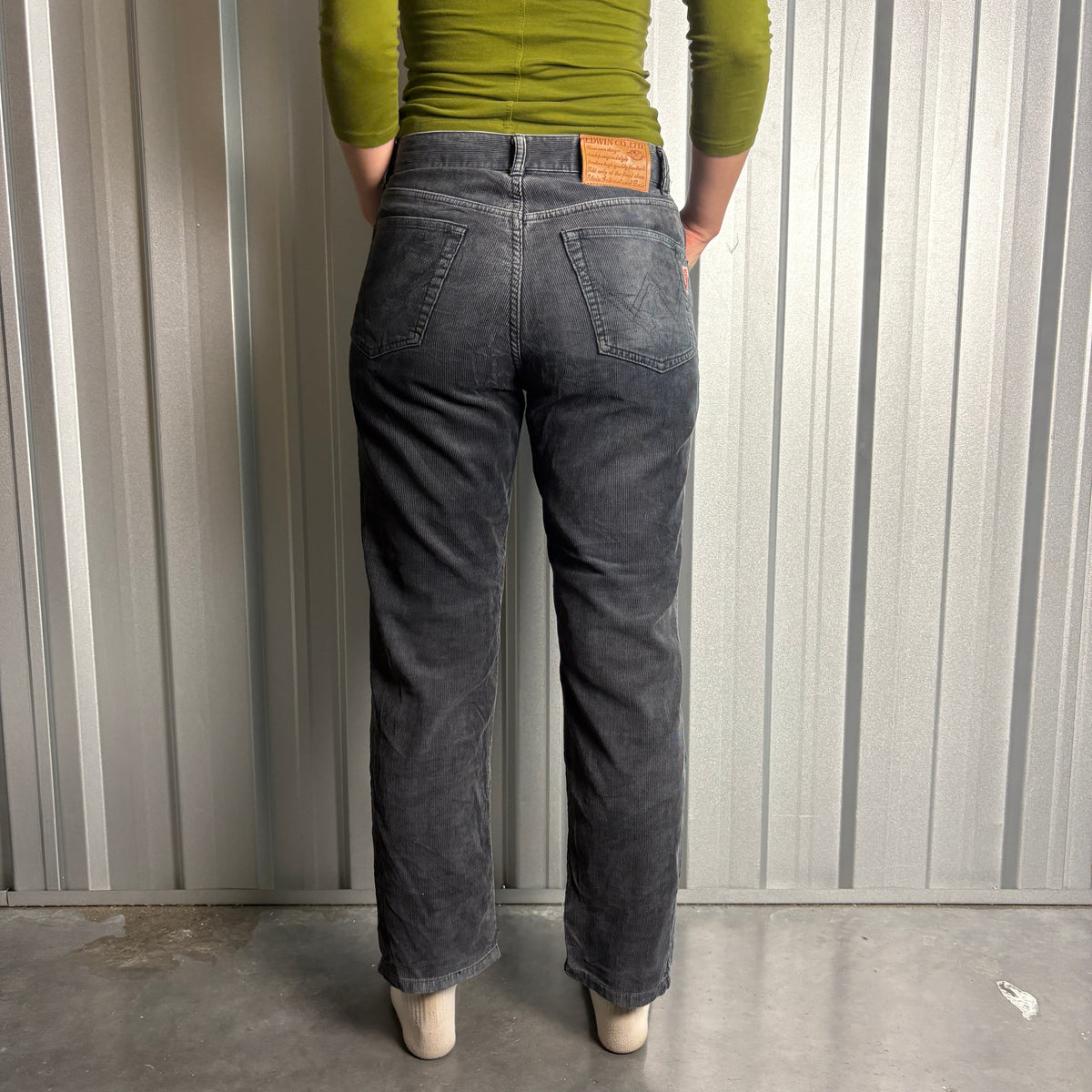 Edwin Navy Blue Japanese Corduroy Trousers - 30S