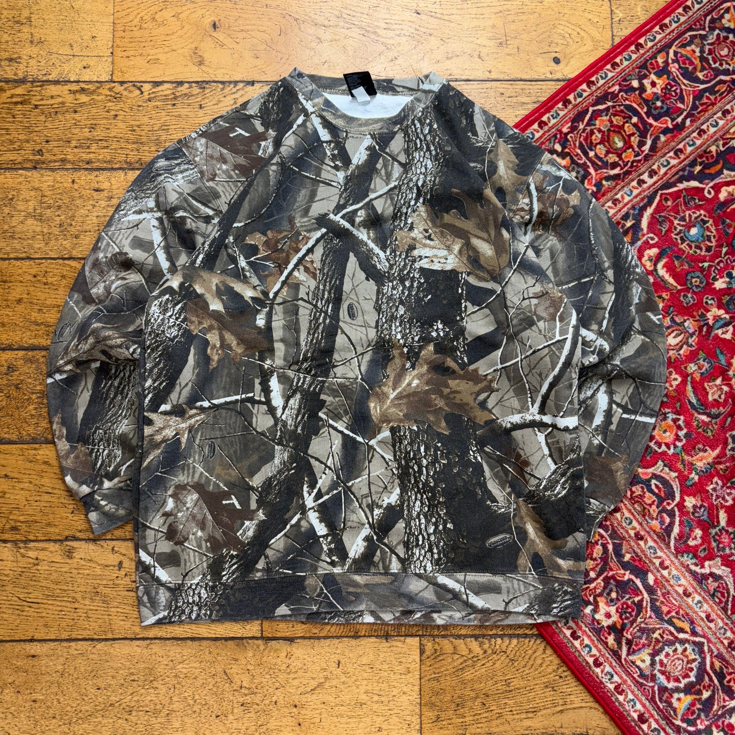 Vintage Realtree Camo Green Sweatshirt - L