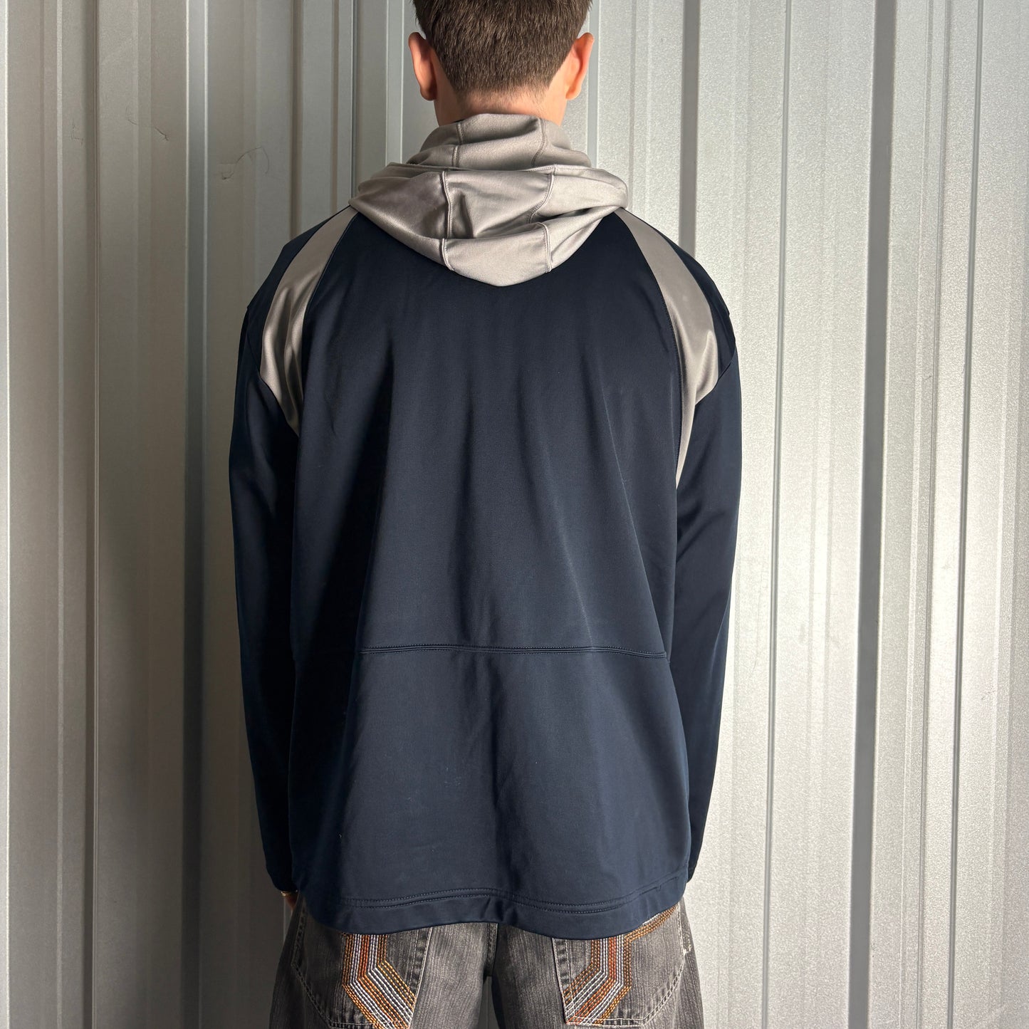 Vintage Nike Y2K 00s Navy Tracksuit Track Jacket - XL
