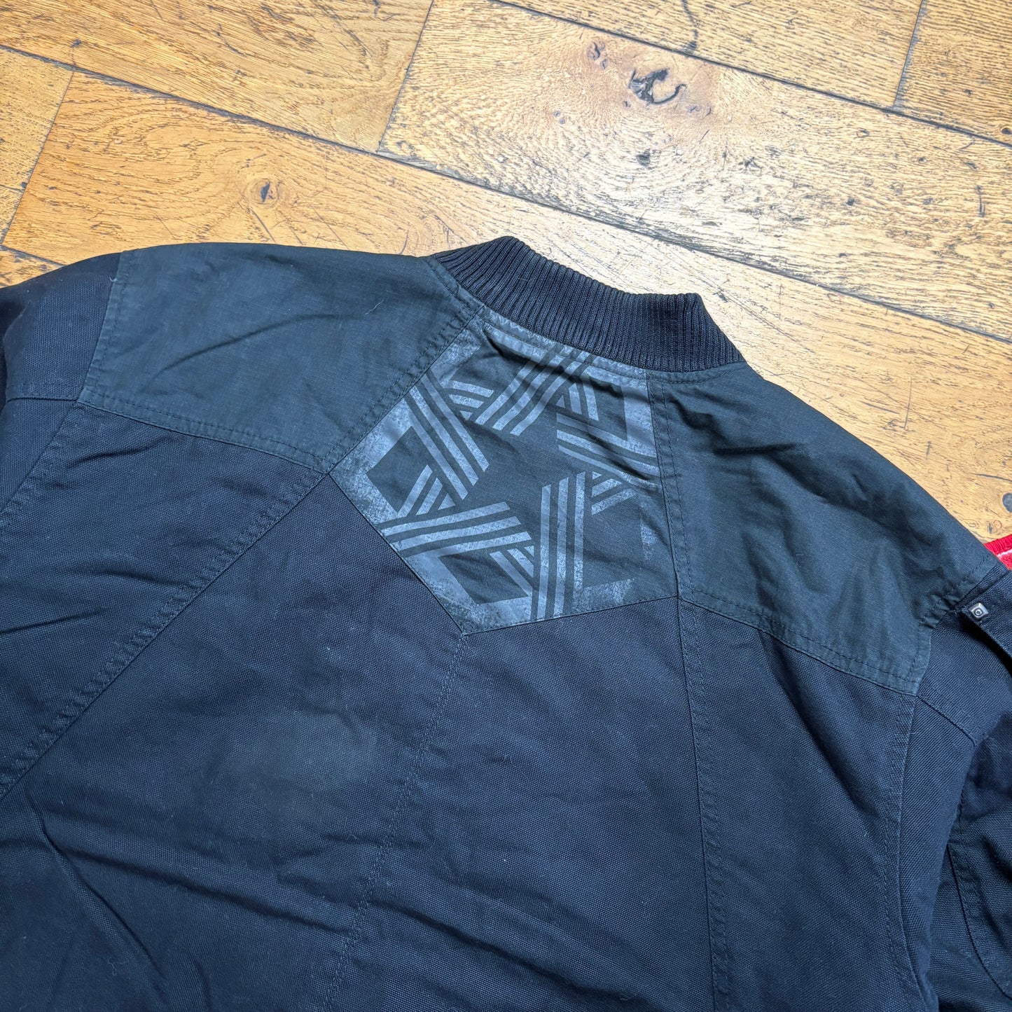 Vintage Oakley Black Bomber Jacket - L