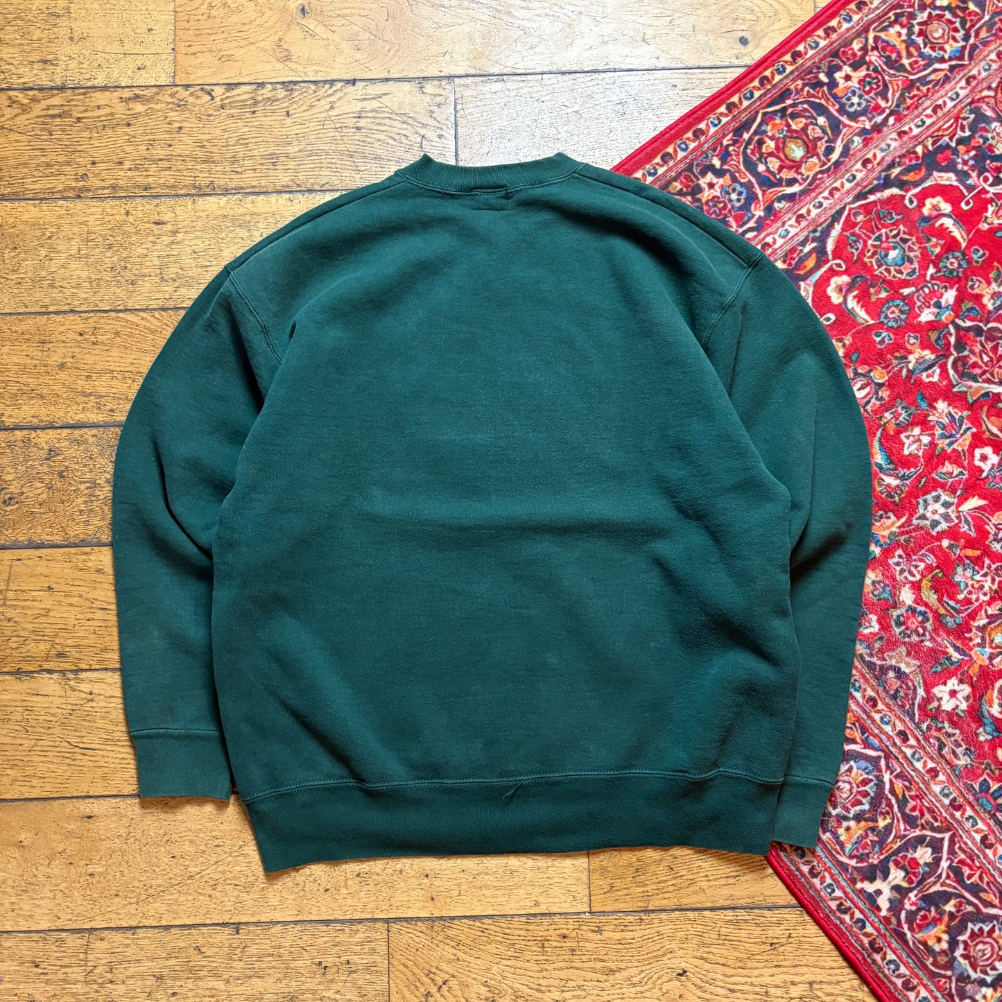 Vintage 90s Timberland Green Embroidered Sweatshirt - XL