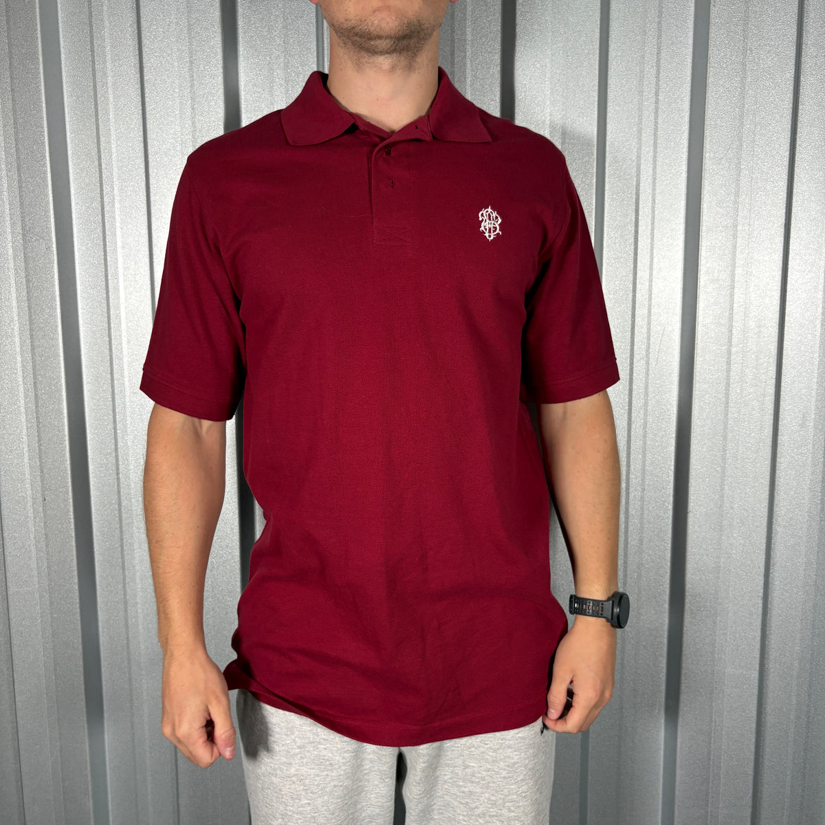 Southpole Red Burgundy Polo Shirt - S