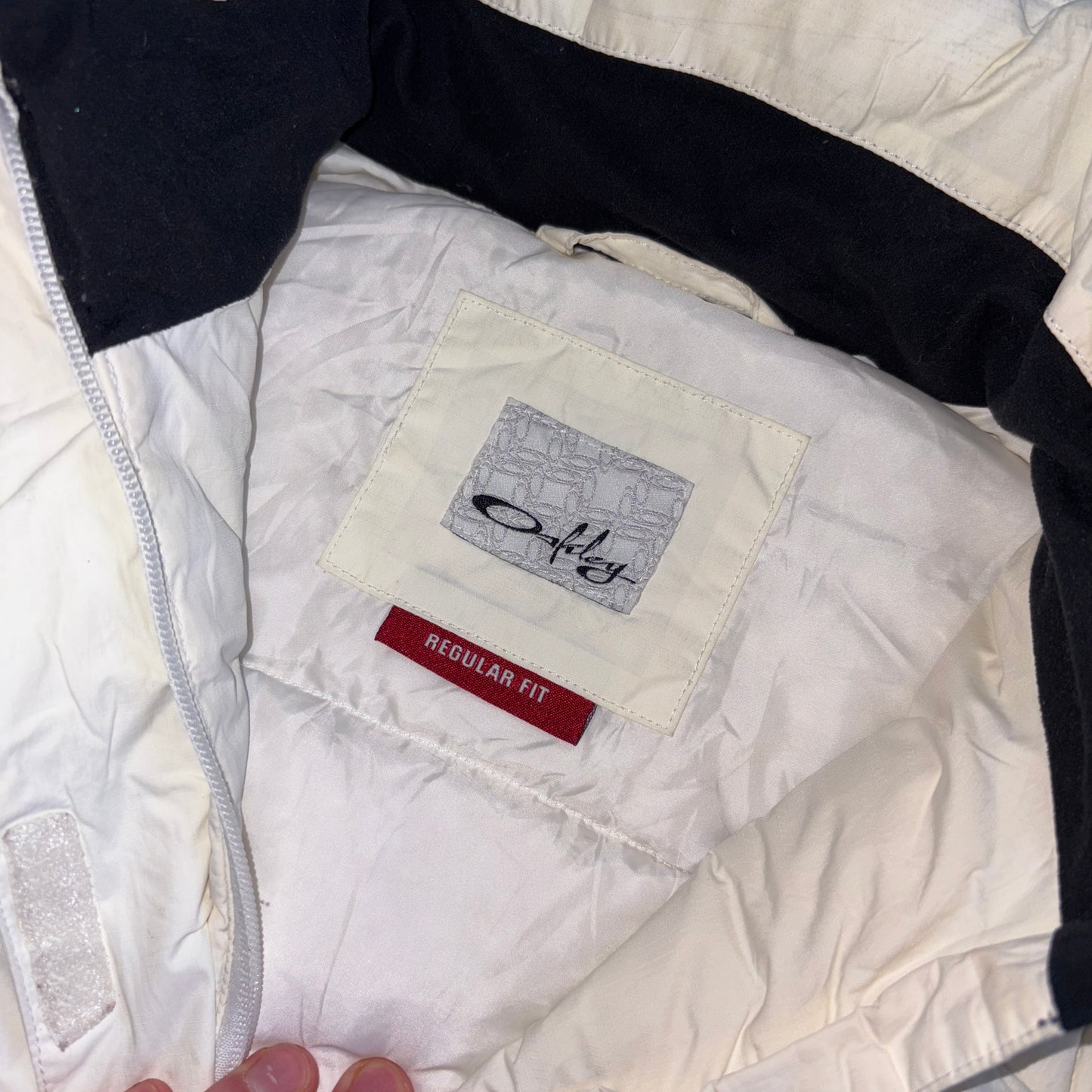 Vintage Oakley Y2K Womens White Puffer Jacket Coat - XS