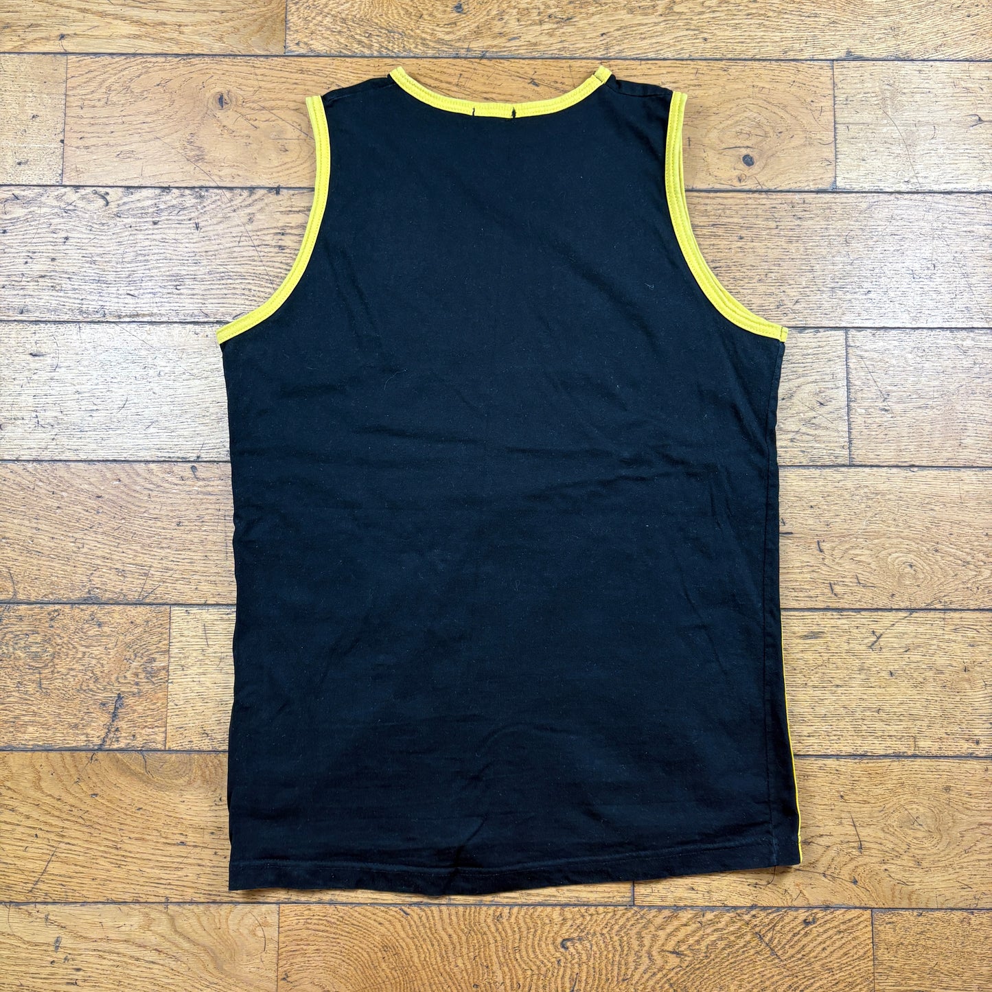Vintage Brazil Embroidered Black Vest Graphic T-Shirt - S